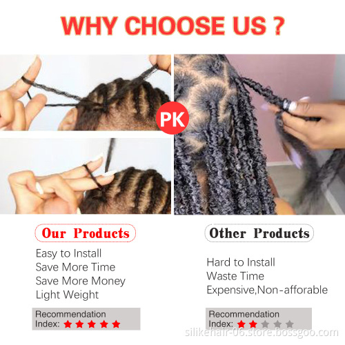 Pre looped Butterfly Faux Locs  16inch Butterfly locs  Distressed Butterfly Locs Crochet Hair Synthetic braiding Hair Extension